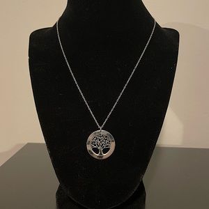 Sterling Silver Tree of Life Pendant Necklace